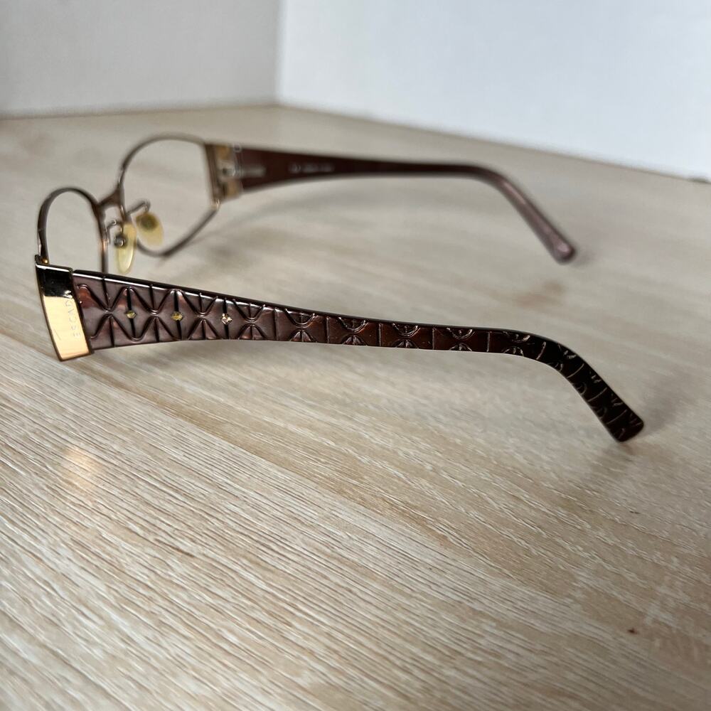 Escada SES 516S Col.R80 Sunglasses Brown Bronze Frames READ Made in Italy - Picture 9 of 14